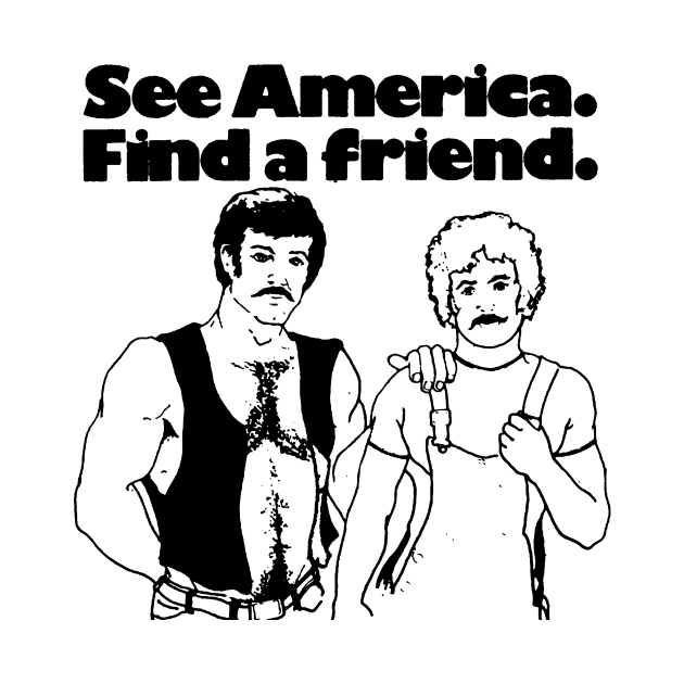 See America, Find A Friend (Vintage LGBT) by SNAustralia