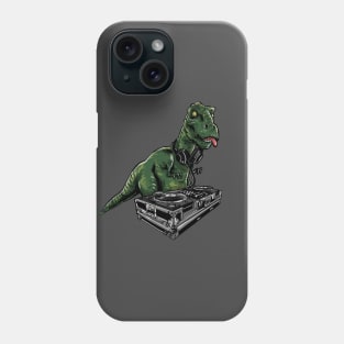 Poor T-Rex DJ Phone Case