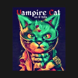 VAMPIRE CAT in 8 bits T-Shirt