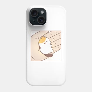 Muffin cat sleeping sideways Phone Case