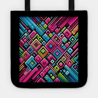 Abstract Geometric Pattern Tote