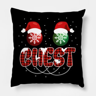 Funny Chest Nuts Couples Christmas Chestnuts Pillow