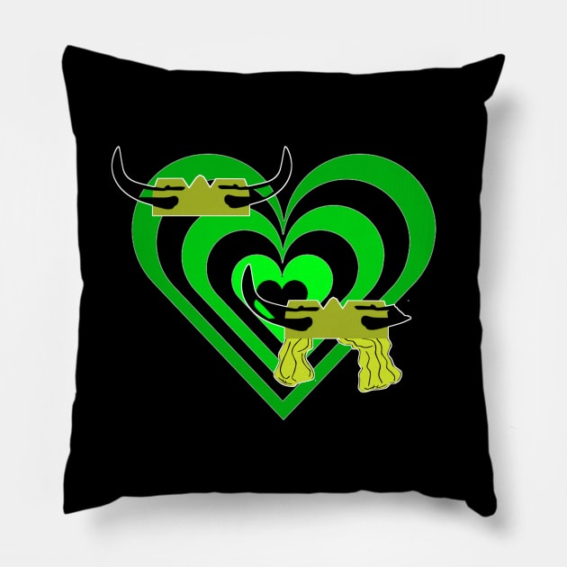 Trickster Pillow by publicdomainartiste