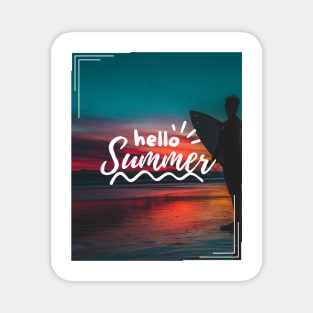 Hello Summer Magnet