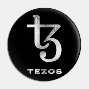 Tezos (XTZ) Logo Design Pin