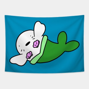 Mermaid Harp Seal Tapestry