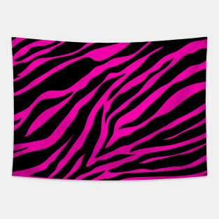 pink zebra Tapestry