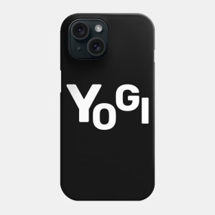 Yogi (White design) Phone Case