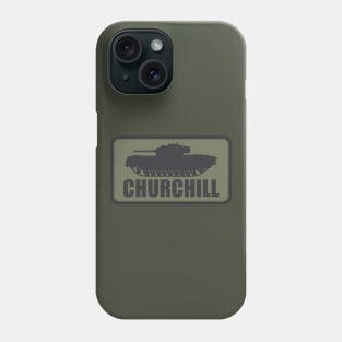 WW2 Churchill Tank Phone Case