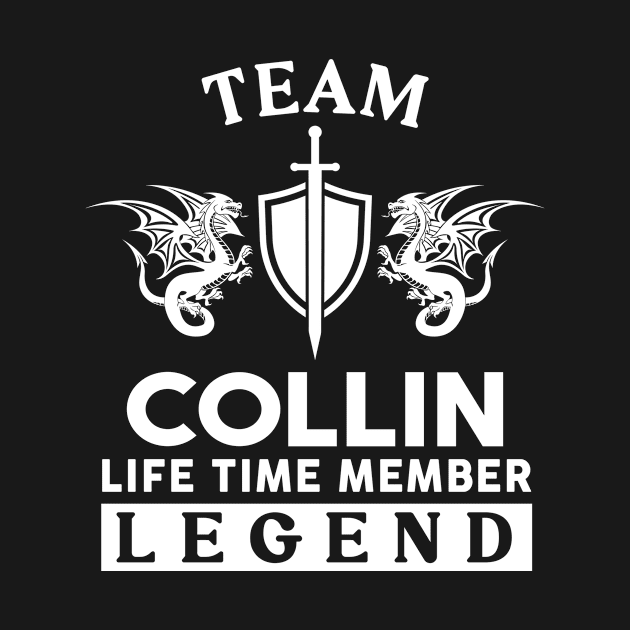 Collin Name T Shirt - Collin Life Time Member Legend Gift Item Tee by unendurableslemp118