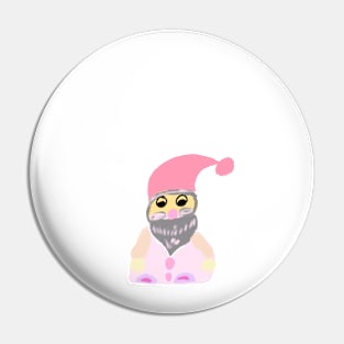 Pink Santa clauz gnome Christmas Pin