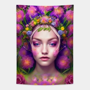 Flowers Princess Tapestry