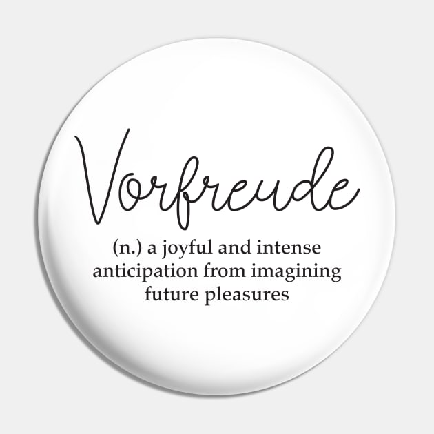 Vorfreude German Word Definition Pin by KitCronk