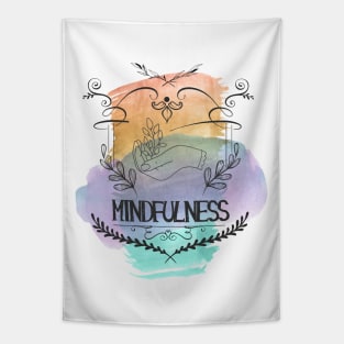 Namaste mindfulness Tapestry