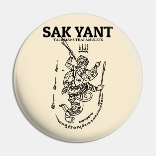 Muay Thai Sak Yant Hanuman Pin