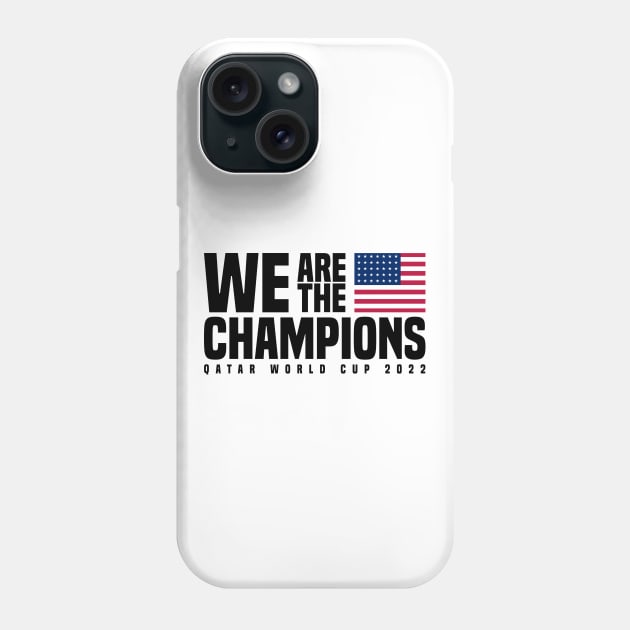 Qatar World Cup Champions 2022 - USA Phone Case by Den Vector