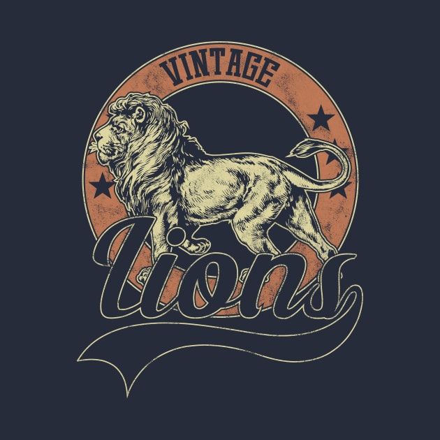 Vintage Lions by bluerockproducts