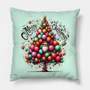 Festive Cartoon Delights: Elevate Your Holidays with Cheerful Animation and Whimsical Characters! Pillow