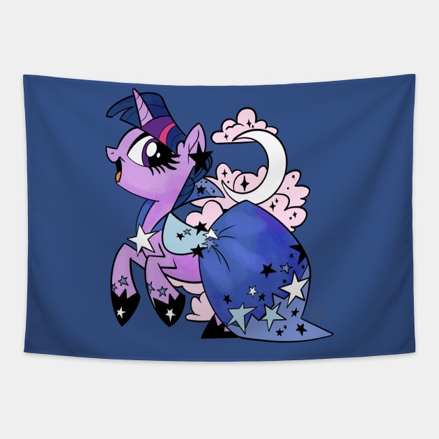 Twilight Sparkle Gala Tapestry by SophieScruggs