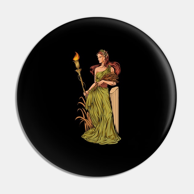 Goddess of Greek mythology - Ceres Demeter - Demeter - Sticker