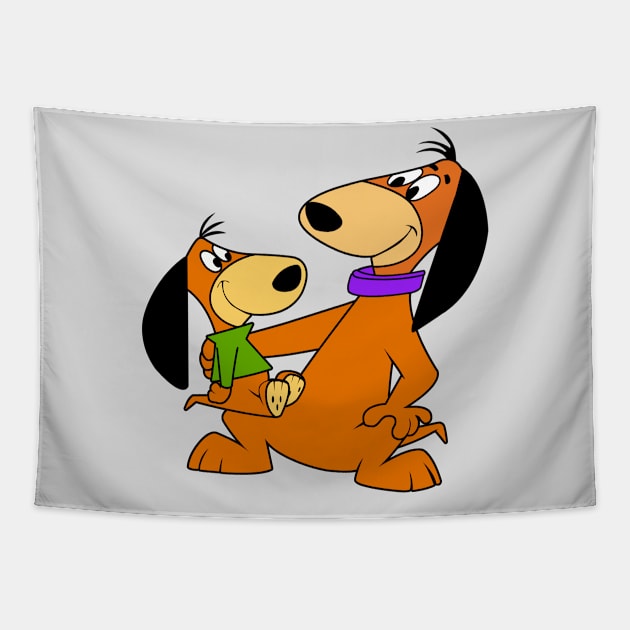 Augie Doggie and Doggie Daddy Tapestry by LuisP96