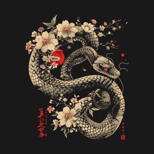 Year Of The Snake 2025 Lunar Zodiac T-Shirt