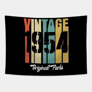 Vintage 1954 Original Parts Retro Vintage Birthday Gifts 66s Tapestry