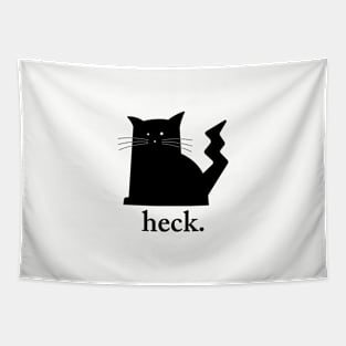 "Heck" Cat Tapestry