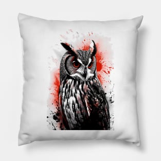 Long Eared Owl Pillow