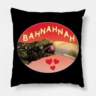 Muriel Loves Bahnahnah (red color) Pillow