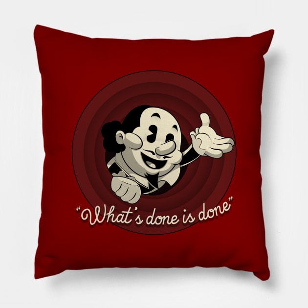 "Thus, It Is Ended Good Folk" Pillow by todd3point0