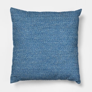 Denim Fabric Blue Jean Design Pillow