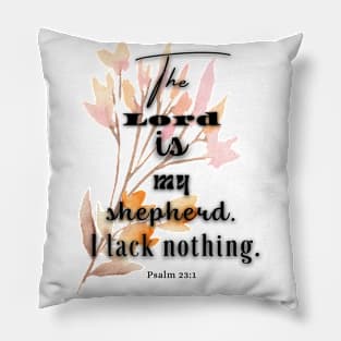 Psalm 23:1 Famous Verses From The Bible Pillow