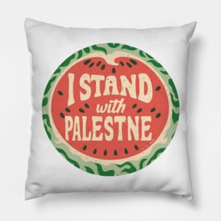 I stand with palestine Pillow