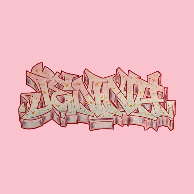 JENNA - GRAFFITI NAME by PHECK by PheckArt