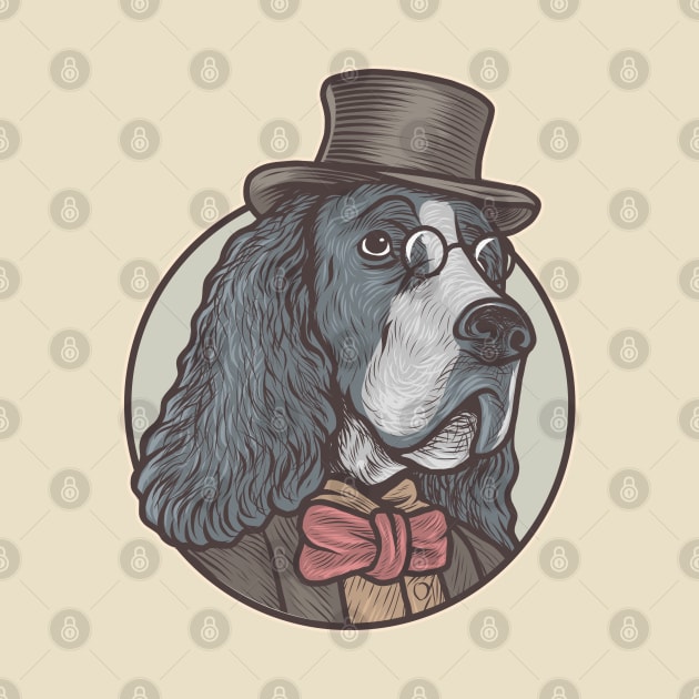 English springer spinal dog by Mako Design 