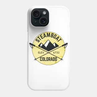 Steamboat Springs Colorado Skiing Ski Phone Case