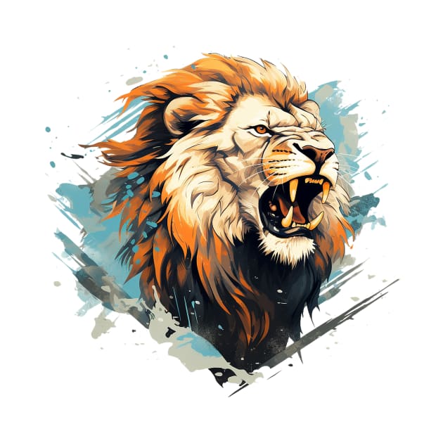 angry lion by piratesnow