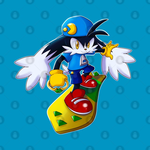 Boarding Klonoa by Riotai