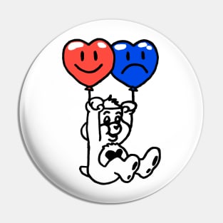 Bipolar Bear Pin