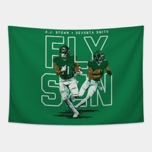 A.J. Brown & DeVonta Smith Philadelphia Fly SZN Tapestry