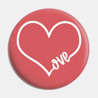 Love sign Pin