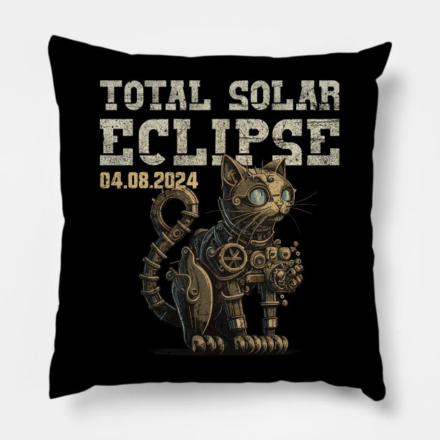 Total Solar Eclipse 2024 Pillow by All-About-Words