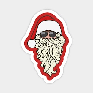 Santa Claus Wearing Sun Glassses Magnet