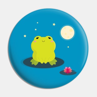 Romantic toad Pin