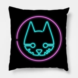 Neon stray Pillow