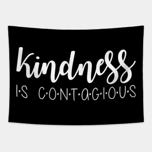 Womens Kindness Is Contagious T Shirt For Mom Teacher Gift Tapestry