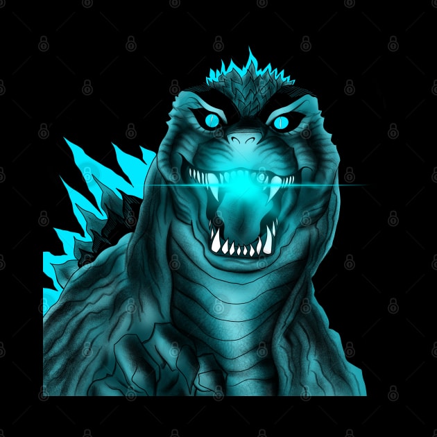 The kaiju godzilla goes radioactive by jorge_lebeau