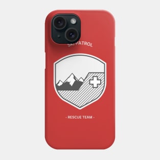 Ski Patrol Rescue Team Skiing Phone Case