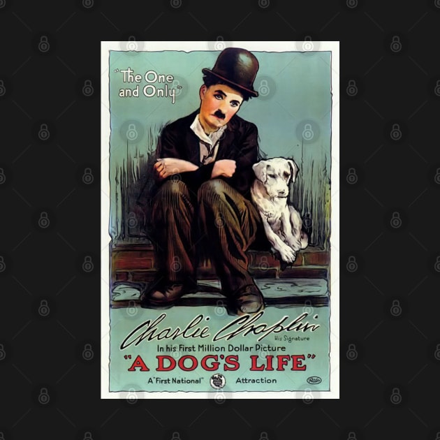 A Dog's Life Movie Poster by Noir-N-More